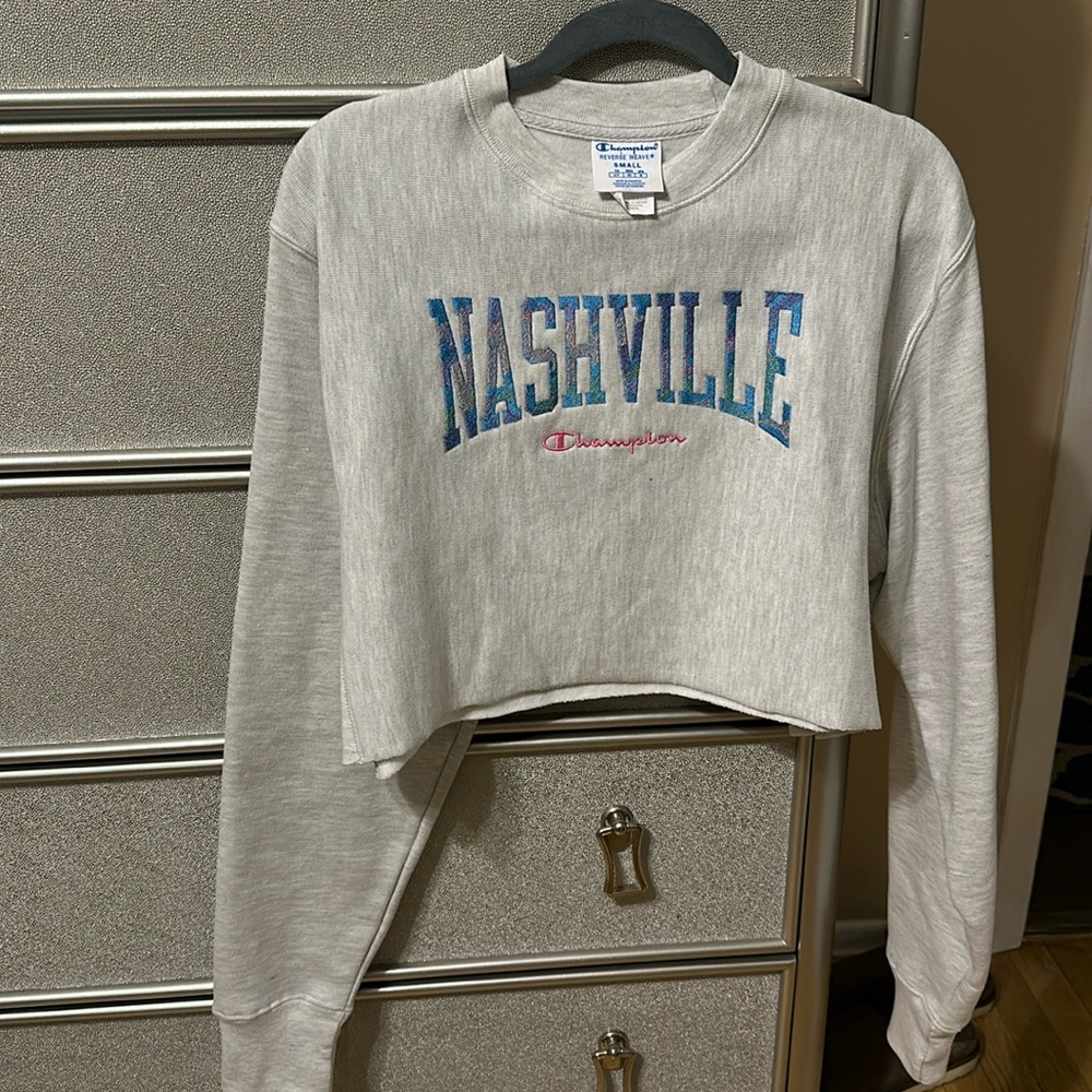 NASH X CHAMPION cropped long sleeve